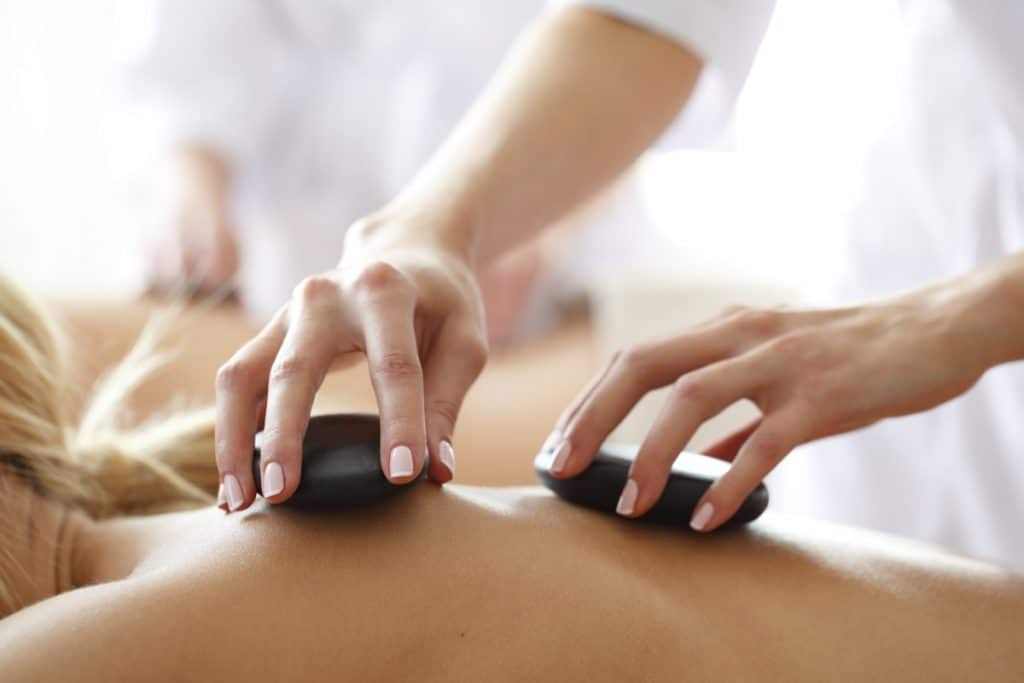 Hot stone massage therapy is a type of massage therapy.