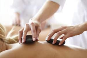 Hot stone massage therapy is a type of holistic massage therapy. 