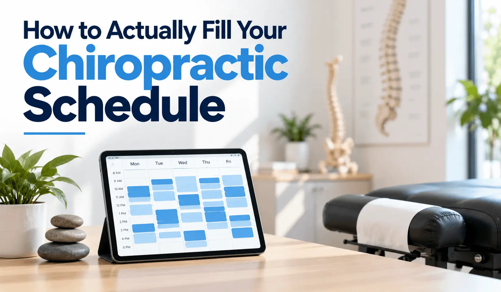 How to Actually Fill Your Chiropractic Schedule Title