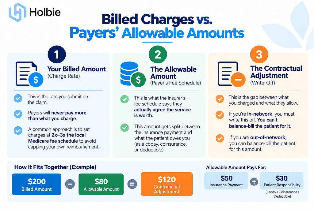 Acupuncture reimbursement rates by state: billed charges vs. allowable amounts and common reasons claims get cut